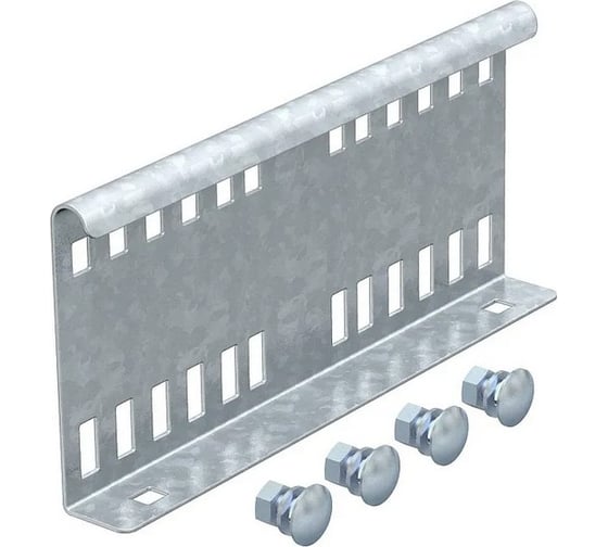 Изображение товара Соединитель OBO Bettermann LVG 110 FT, продольный, для лестничных лотков, L=250, сталь, горячий цинк (10 штук/упаковка) 6216548