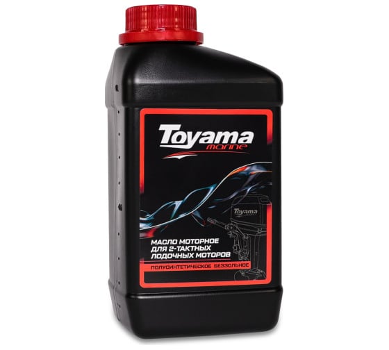 Изображение товара Полусинтетическое масло для 2-тактных лодочных моторов TOYAMA 1л 952864