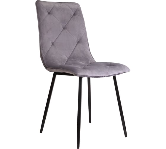 Изображение товара Стул AKS Home MIRA светло-серый велюр HLR20/черный 67049