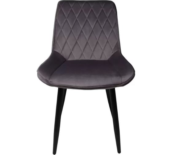 Изображение товара Стул AKS Home NIKA серый велюр HLR-21/черный 72321