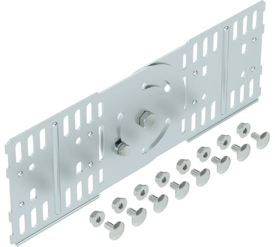 Изображение товара Соединитель OBO Bettermann RGV 110 FS, шарнирный, для листовых лотков, L=300, сталь, конвейерный цинк 10 шт 7082037