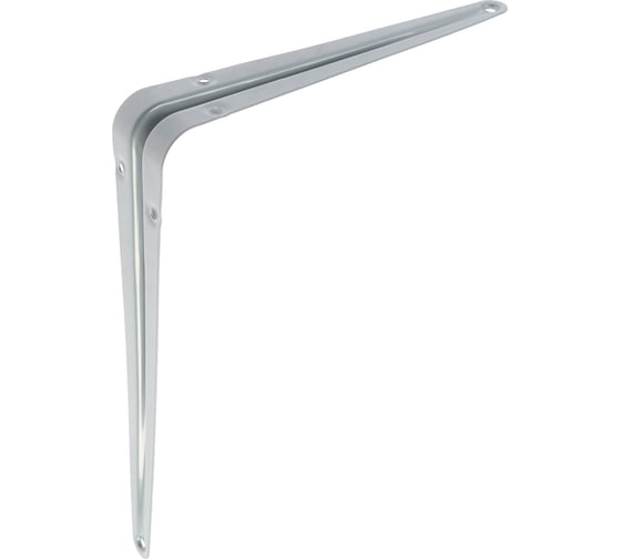 Изображение товара Кронштейн ТУНДРА 250x200x0.9 мм, металл, цвет хром, 1 шт. 9420706