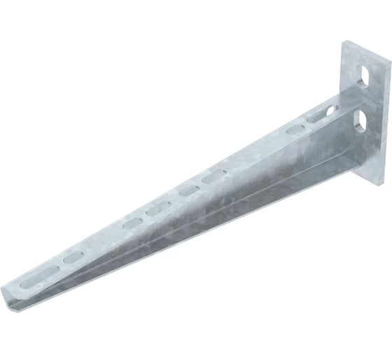 Изображение товара Кронштейн с опорной траверсой OBO Bettermann AW 15 61 FT 2L, для низких нагрузок, основание 600 мм, сталь, горячий цинк 6420927