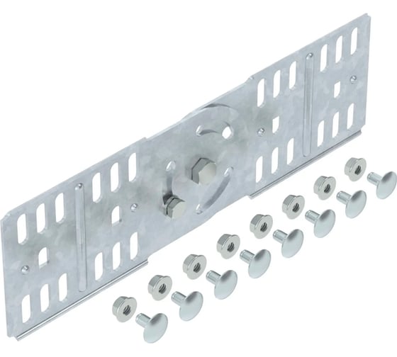 Изображение товара Соединитель OBO Bettermann RGV 85 FT, шарнирный, для листовых лотков, L=272, сталь, горячий цинк 10 шт 7082320