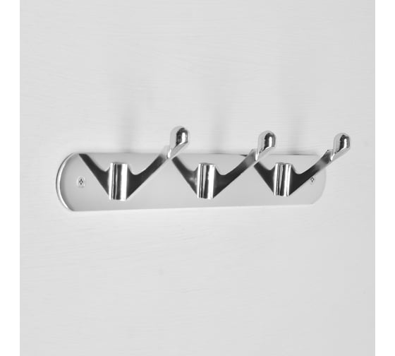 Изображение товара Вешалка ТУНДРА 3-х местная, арт.309, цвет хром 857064