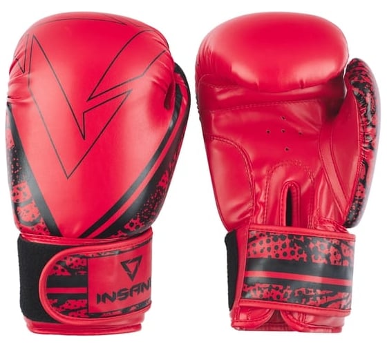 Изображение товара Боксерские перчатки Insane ODIN IN22-BG200, ПУ, красный, 10 oz УТ-00020333