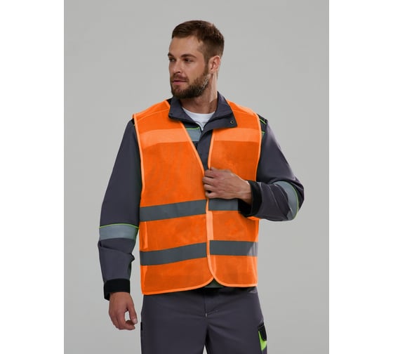 Изображение товара Сигнальный жилет Факел ProfLine Base, оранжевый, размер 60-62 87489529.005