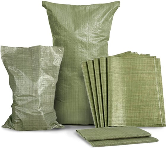 Изображение товара Мешок полипропиленовый 55x95 см, зеленый, 10 шт КЭС 41000002