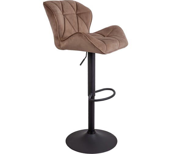 Изображение товара Барный стул AKS Home BERLIN (капучино велюр HCJ-11/черный) 70476