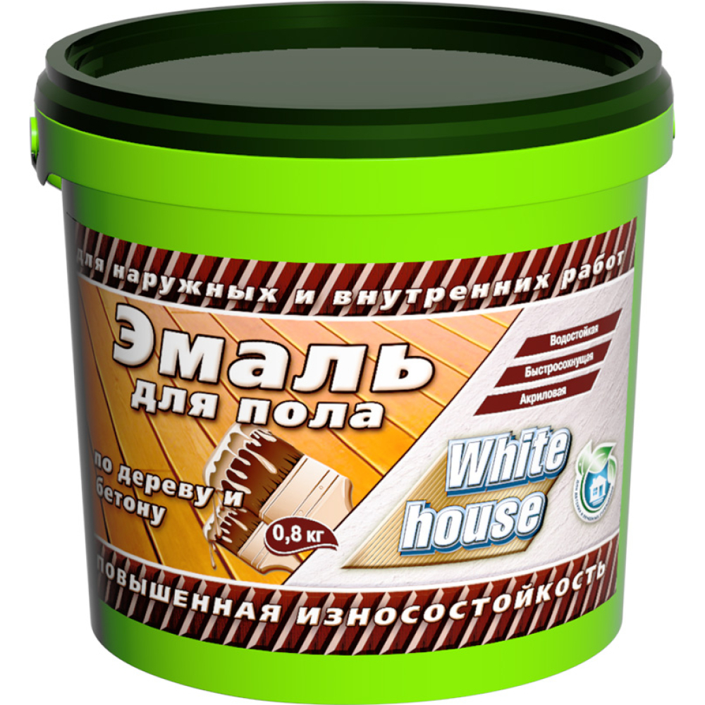 Акриловая эмаль для пола White House для мытья холодильника против грязи и запаха premium house fridge cleaner 500 мл х 2 шт
