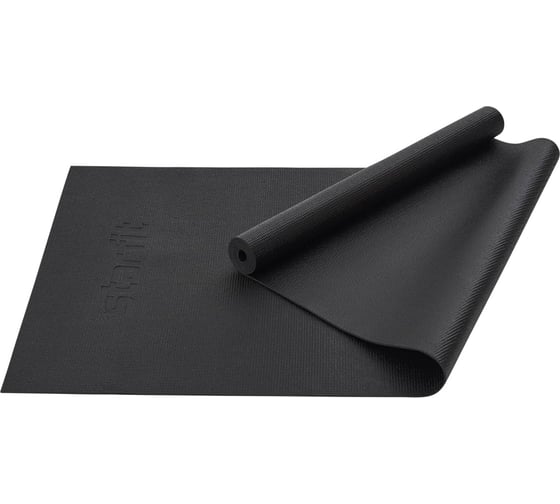 Изображение товара Коврик для йоги и фитнеса Starfit FM-101 PVC, 0.3 см, 183x61 см, черный ЦБ-00001684