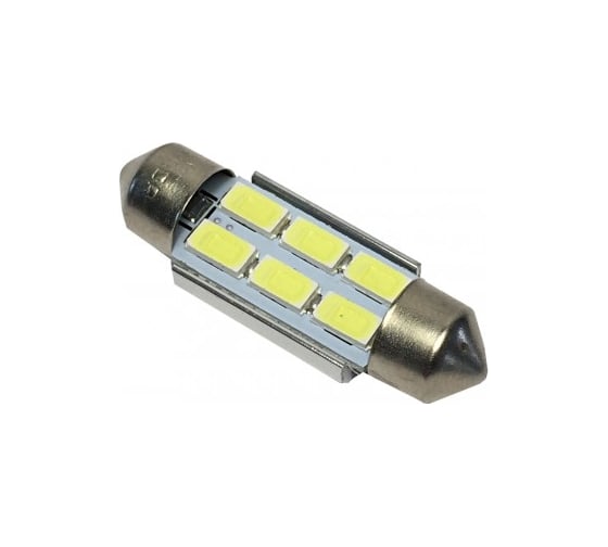 Изображение товара Светодиод Nord-Yada 24 В, T11x36-S8.5 (6SMDsize5730)(CANBUS c радиатором) C5W, 1.6 Вт, 72 Лм, белый, 2 шт. в 1 уп. 904821