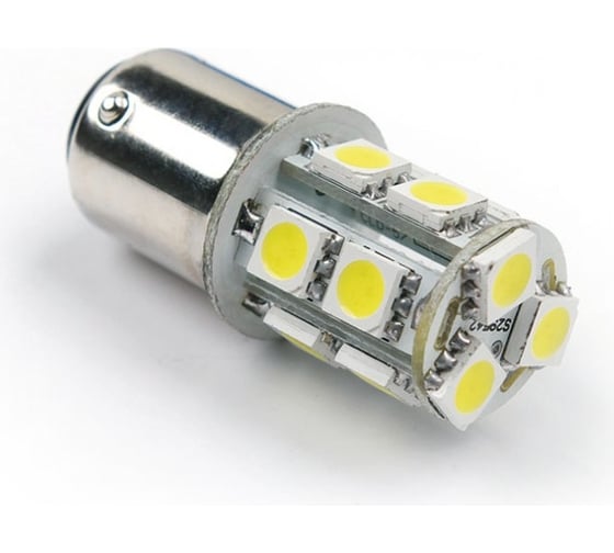 Изображение товара Светодиод Nord-Yada 24 В, S25 13SMD (size 5050) P21W Ba15s белый 2 шт. в 1 уп. 907109