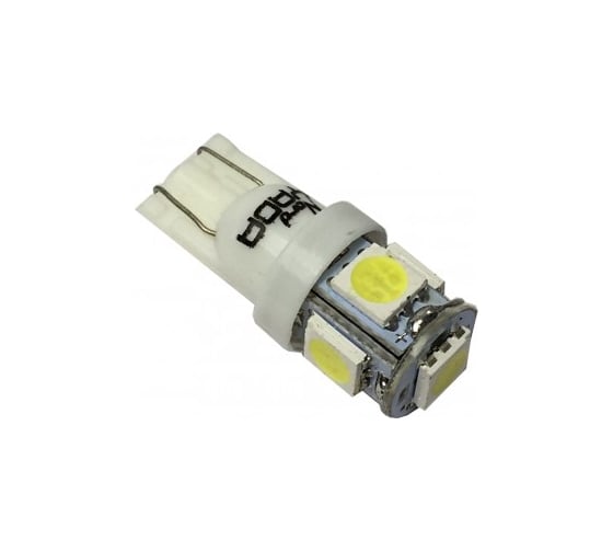 Изображение товара Светодиод Nord-Yada 24 В, T10 5SMD (size 5050) W5W base W2.1*9.5D белый 2 шт. в 1 уп. 907088