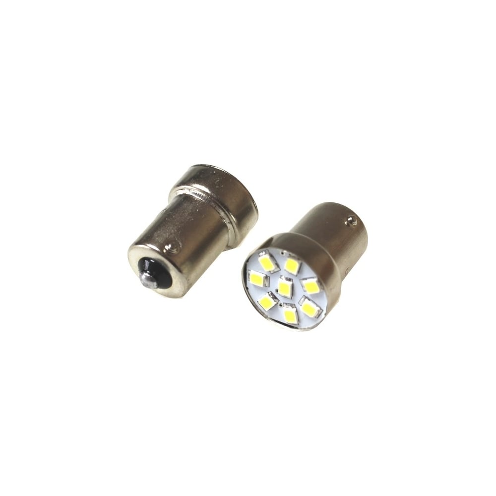 Изображение товара Светодиод Nord-Yada 24 В, G18.5 8 SMD (size 2835) R10W BA15s белый 1.15W 32 Лм, 2 шт. в 1 уп. 904815