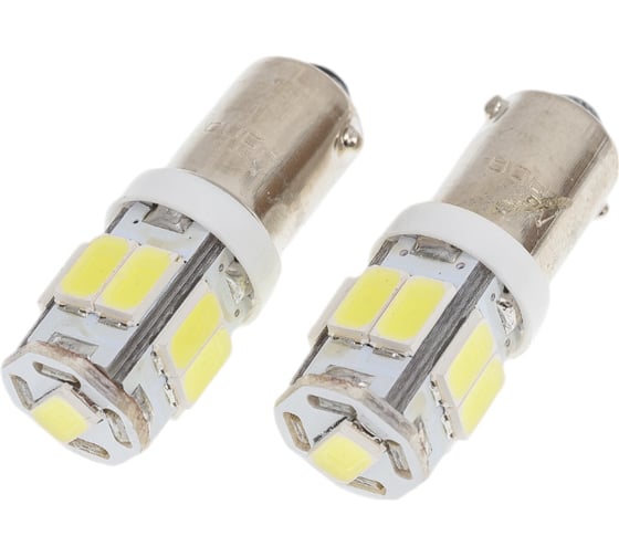 Изображение товара Светодиод Nord-Yada 24 В, T8-03 (9SMD size 5730) T4W (Ba9s) белый 2 шт. в 1 уп. 907105