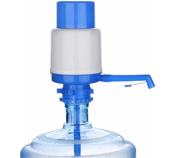 Изображение товара Механическая помпа для воды СПЕЦ ПМ-3М, 9-19 л, трубка из синего пластика, картонная коробка СПЕЦ-П3425