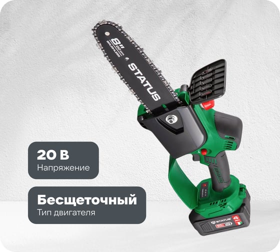 Изображение товара Бесщеточная аккумуляторная цепная пила STATUS UniOne SCB 200-20 Kit 07411302