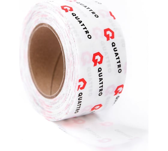 Изображение товара Односторонняя акриловая лента для монтажа диффузионных мембран QUATTRO EXPERT TAPE 60 мм х 25 м 4610003801250