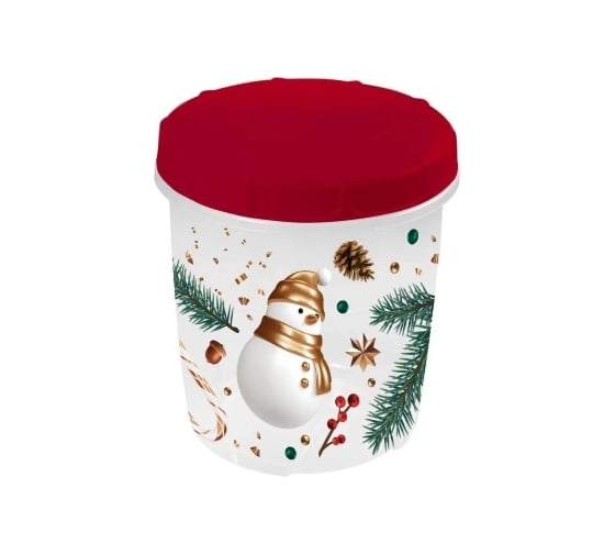 Изображение товара Банка для хранения продуктов Полимербыт Сказочный лес 1 л 435789100