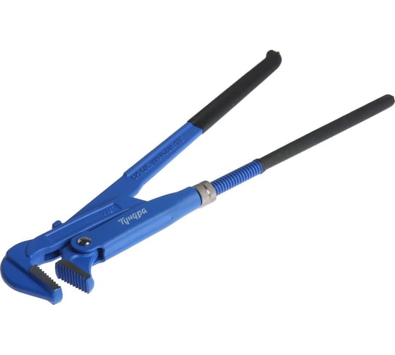 Изображение товара Ключ ТУНДРА трубный рычажный, плоский зажим 90, раскрытие до 50 мм, №2, 1 1/2 1187507