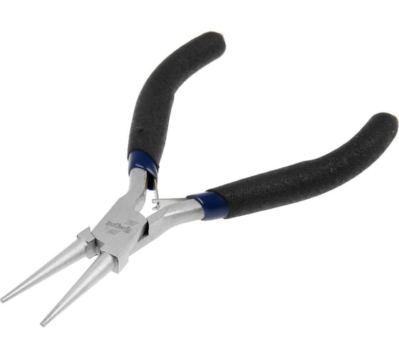 Изображение товара Круглогубцы ТУНДРА mini, никелированные, обрезиненные рукоятки, 125 мм 9366301