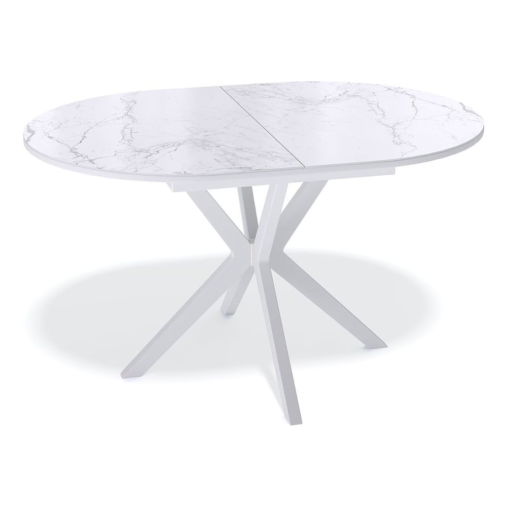 Изображение товара Стол KENNER B1300, белый/камень белый сатин 326429