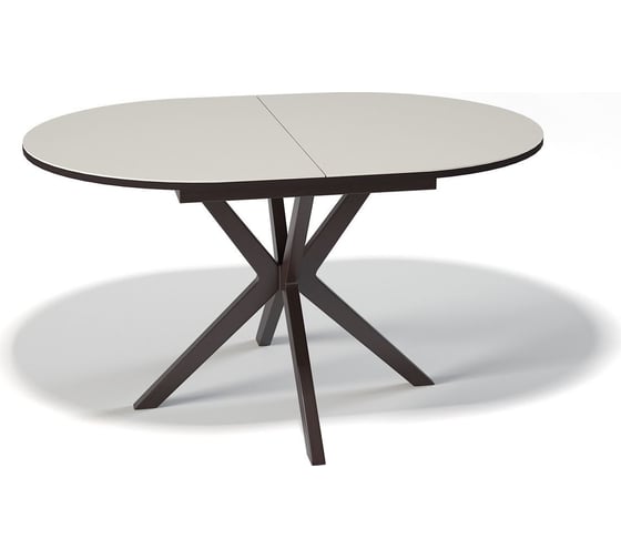 Изображение товара Стол KENNER B1300, венге/стекло крем сатин 326426