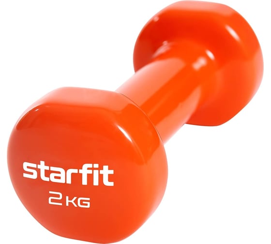 Изображение товара Виниловая гантель Starfit DB-101 2 кг, оранжевый ЦБ-00001448