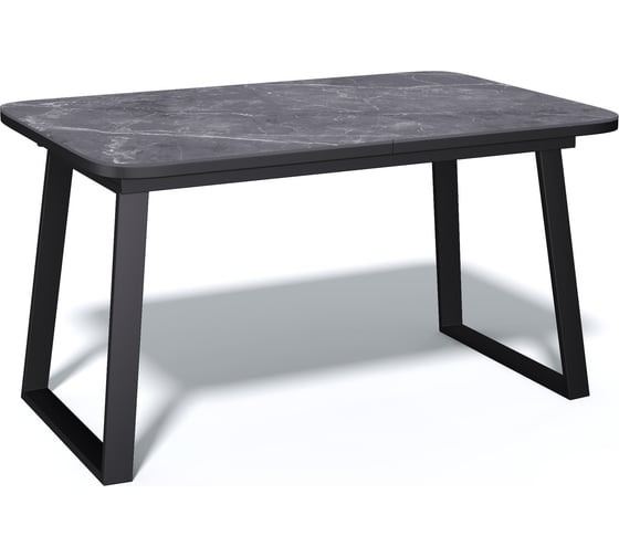 Изображение товара Стол KENNER AZ1200, черный/керамика мрамор черный 324880