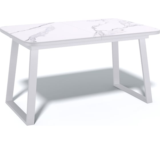 Изображение товара Стол KENNER AZ1400, белый/керамика мрамор белый 325183