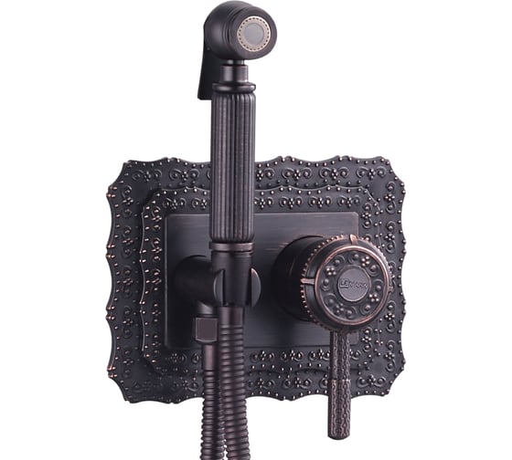 Изображение товара Смеситель Lemark Jasmine с гигиеническим душем, встраиваемый LM6619ORB