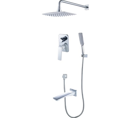 Изображение товара Смеситель Lemark Allegro LM5922CW для ванны и душа, встраиваемый LM5922CW