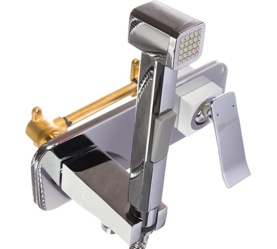 Изображение товара Смеситель Lemark Contest с гигиеническим душем, встраиваемый LM5819CW