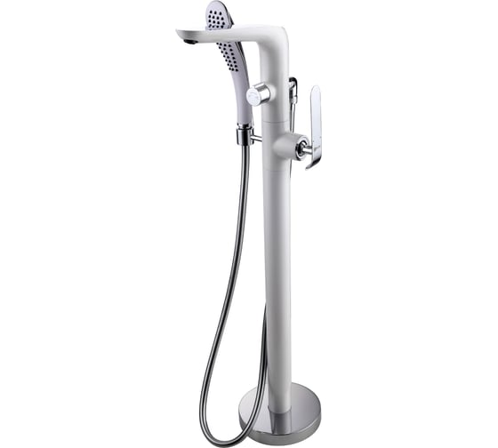 Изображение товара Смеситель Lemark Melange для ванны, напольный LM4944CW