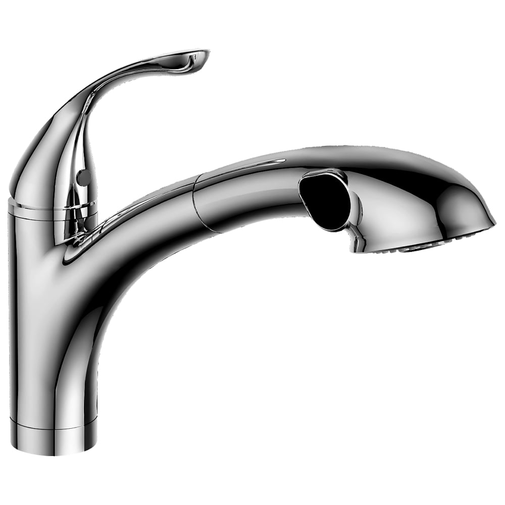 фото Смеситель lemark intense для кухни с вытягивающимся поворотным изливом lm5650c