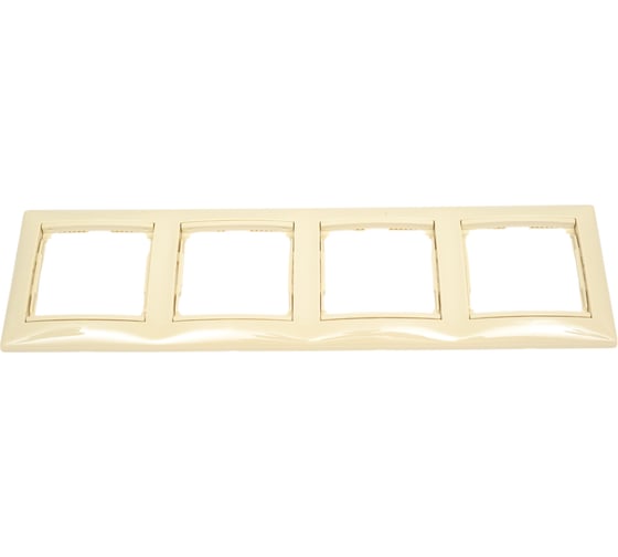 Изображение товара Рамка Legrand 4 поста Valena слоновая кость 695634