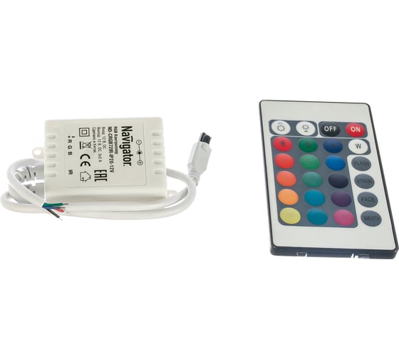 Изображение товара Контроллер Navigator ND-CRGB72IR-IP20-12В 4670004714768 71476