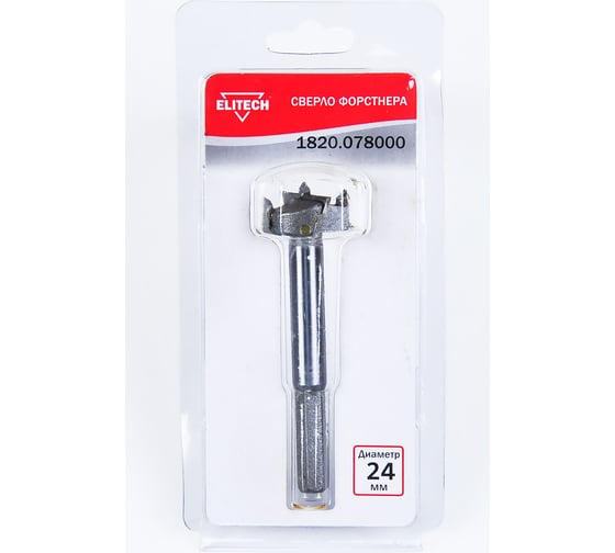 Изображение товара Сверло Форстнера (24 мм) Elitech 1820.078000