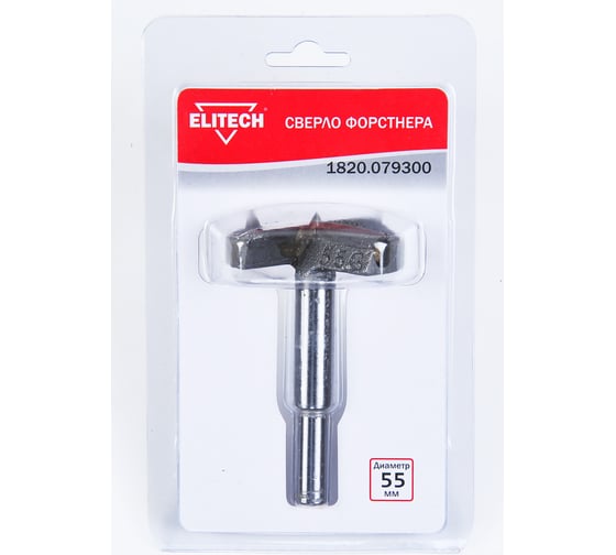 Изображение товара Сверло Форстнера (55 мм) Elitech 1820.079300