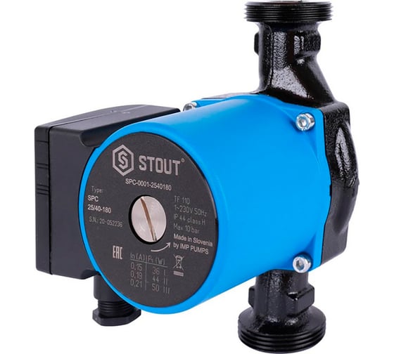 Изображение товара Циркуляционный насос STOUT spc-0010-2540180 25/40-180 RG0092GAG2Q175