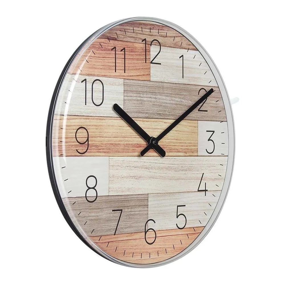 Изображение товара Настенные часы TROYKATIME Тройка 52000572 серые кварцевые