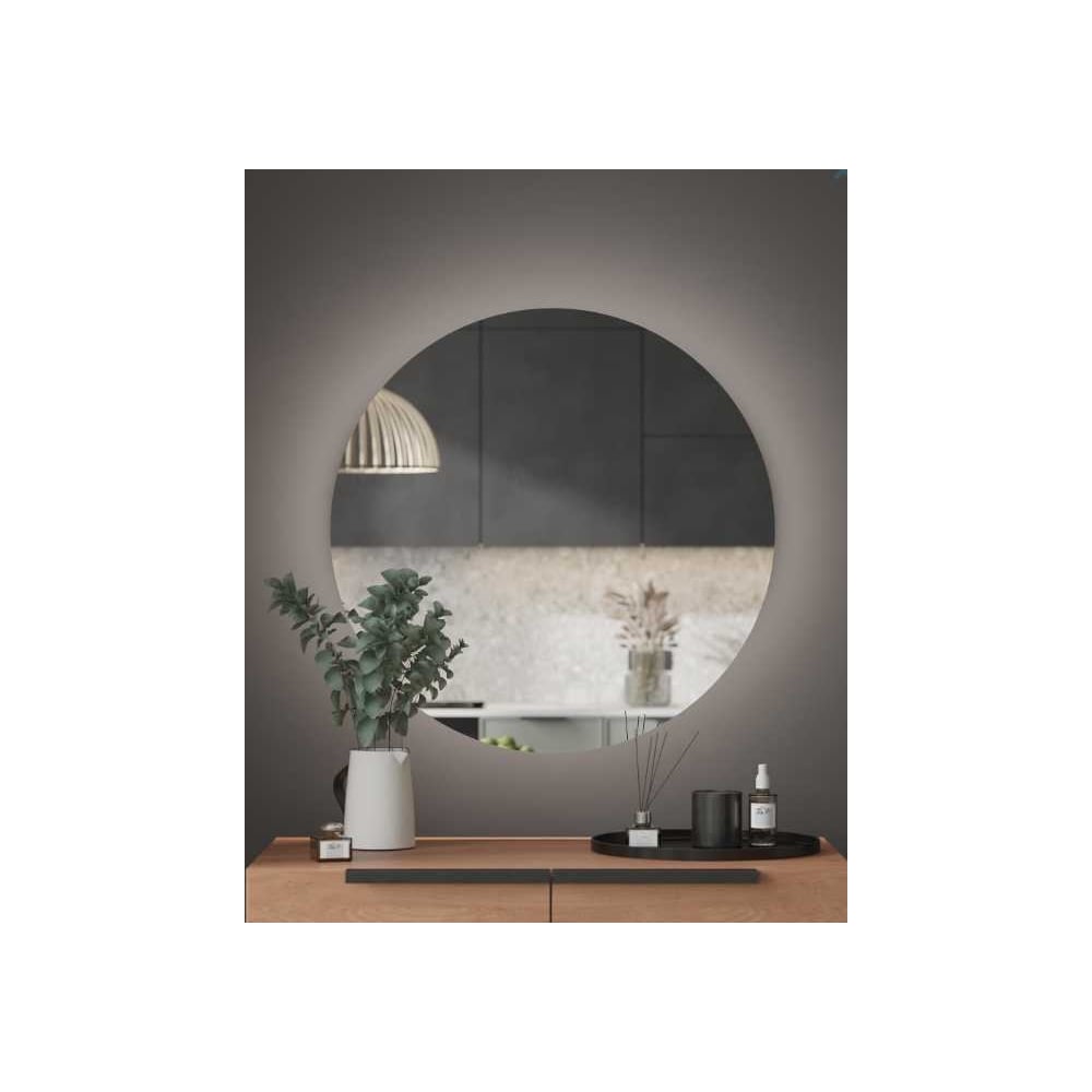 Изображение товара Зеркало SANTREK HOME с LED подсветкой круглая модель АФРОДИТА 650мм