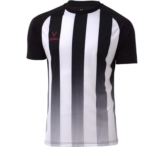 Изображение товара Игровая футболка Jogel Camp Striped Jersey JC1ST0121.00-K, белый/черный УТ-00020562