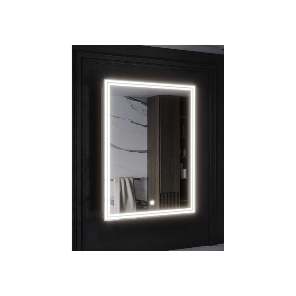 Изображение товара Зеркало-шкаф SANTREK HOME с LED подсветкой левое 600x800мм