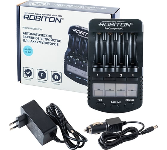 Изображение товара Зарядное устройство Robiton ProCharger 1000 11673