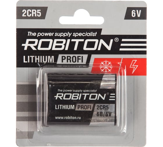 Изображение товара Батарея Robiton PROFI R-2CR5-BL1 2CR5 BL1 13261