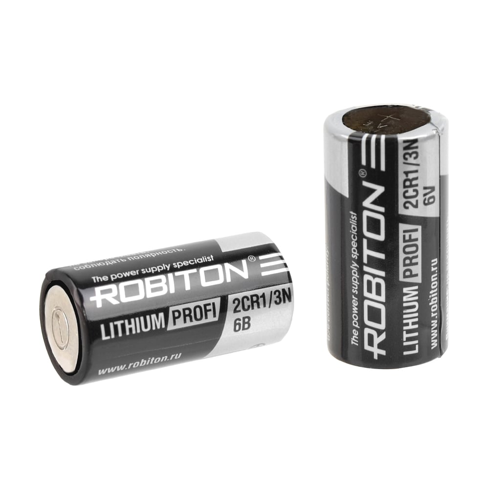 Изображение товара Батарея Robiton PROFI R-2CR1/3N-BL1 6В 170 мАч литий-марганецоксидная