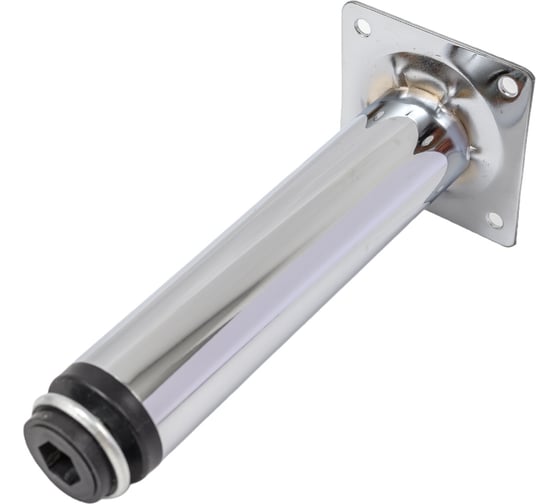 Изображение товара Регулируемая опора GTV 30x150 мм, хром, 60 кг NM-BD-150-01