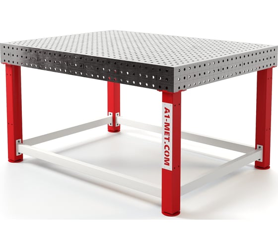 Изображение товара Сварочный стол GREENBERG 1200x1600, красный CBCT-0012х16